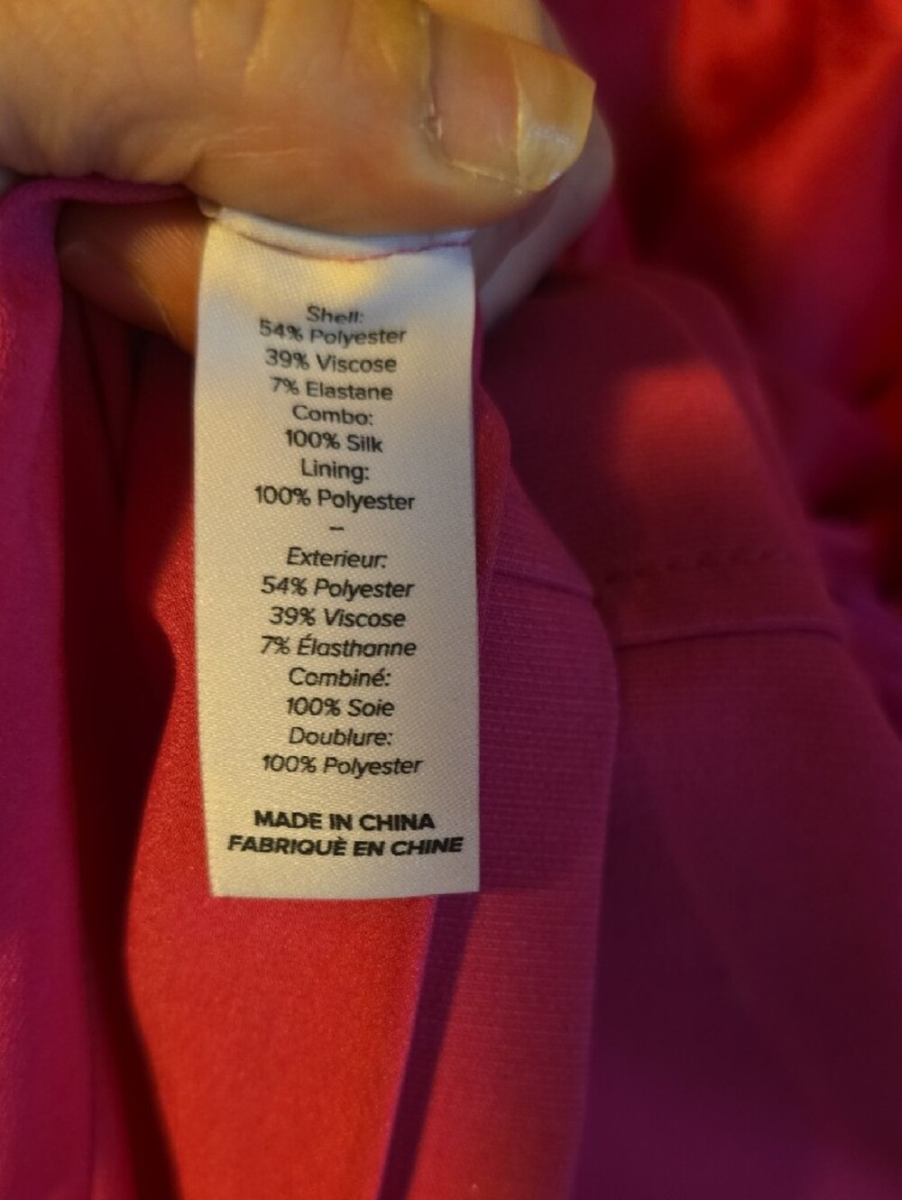 cinq a sept Hot Pink Satin Maxi Dress with Side Bow - Picture 4 of 16